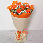 Bouquet Of Orange Roses