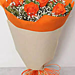 Bouquet Of Orange Roses