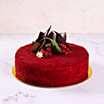 Half Kg Delicious Red Velvety Cake