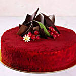 Half Kg Delicious Red Velvety Cake