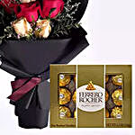 Mixed Roses & Ferrero Rocher Chocolate