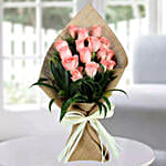 Sweet Pink Roses Bunch