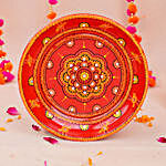 Mandala Thali & Almonds Potli Bhaidooj Gift