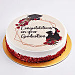 Graduation Velvet Cake