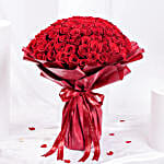 Mesmerizing Valentine Bouquet  111 Red Roses