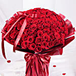 Mesmerizing Valentine Bouquet  111 Red Roses