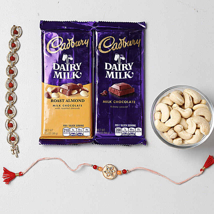 Ravishing Rakhis With Cashews And Cadbury