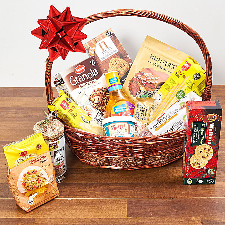 Healthy Gluten Free Basket:Gift Baskets to Singapore