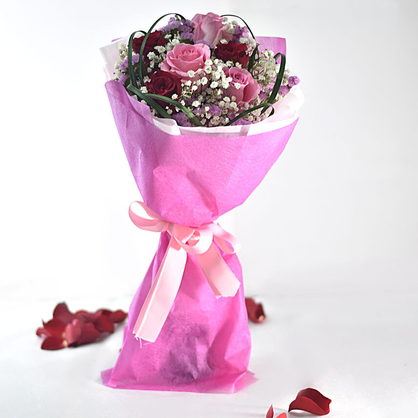 Say Love You With Roses Bouquet