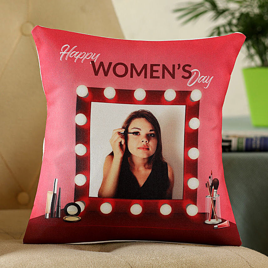 Personalised Women Day Greetings Cushion:Send Cushion to Singapore