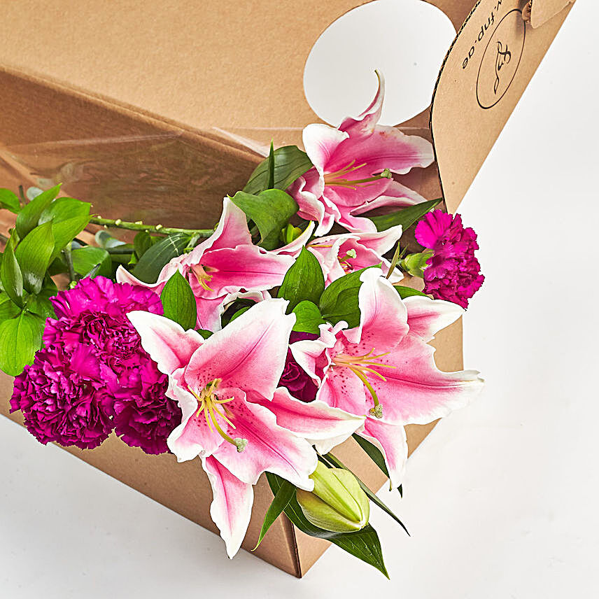 Heavenly Lilies & Carnations Box