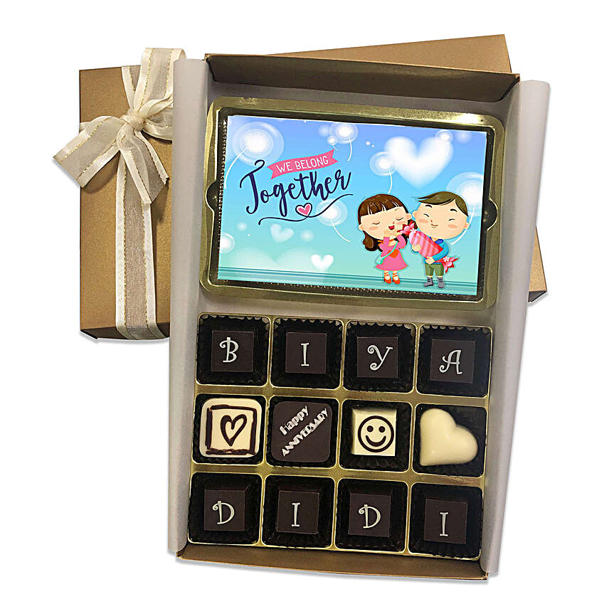 Personalised Assorted Chocolate For Valentines Day