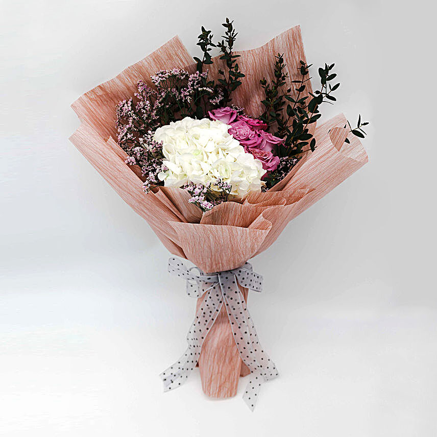 Refreshing Mixed Flowers Bouquet:Send Flowers to Singapore
