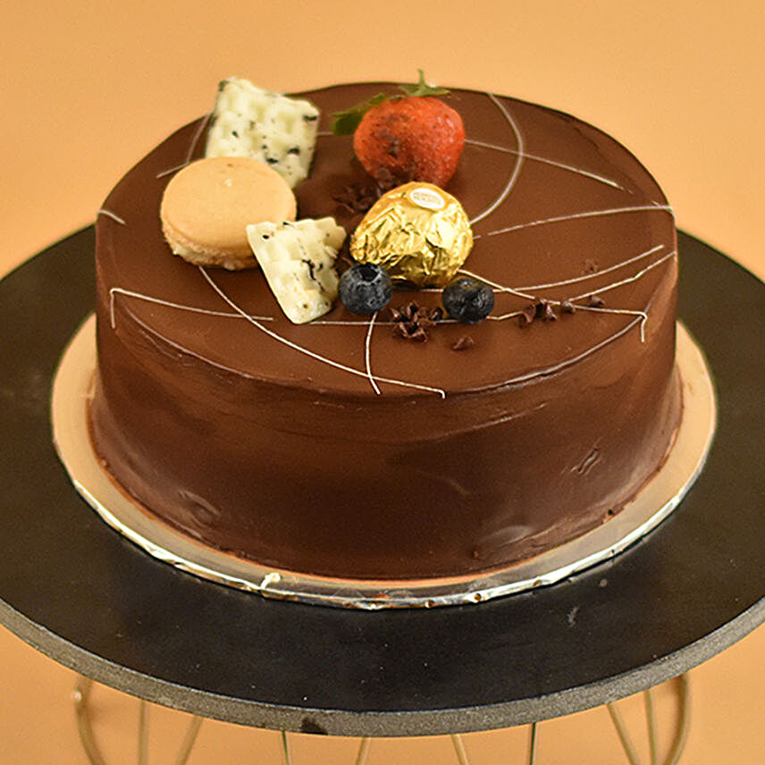 Delightful Chocolate Macaron Cake