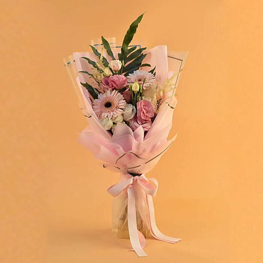 Dignified Mixed Flowers Bouquet:Flower Delivery Singapore