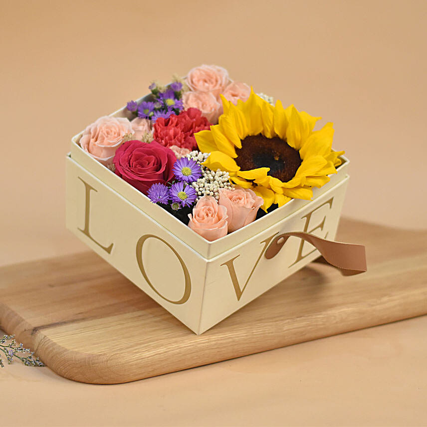 Delightful Flowers Love Box