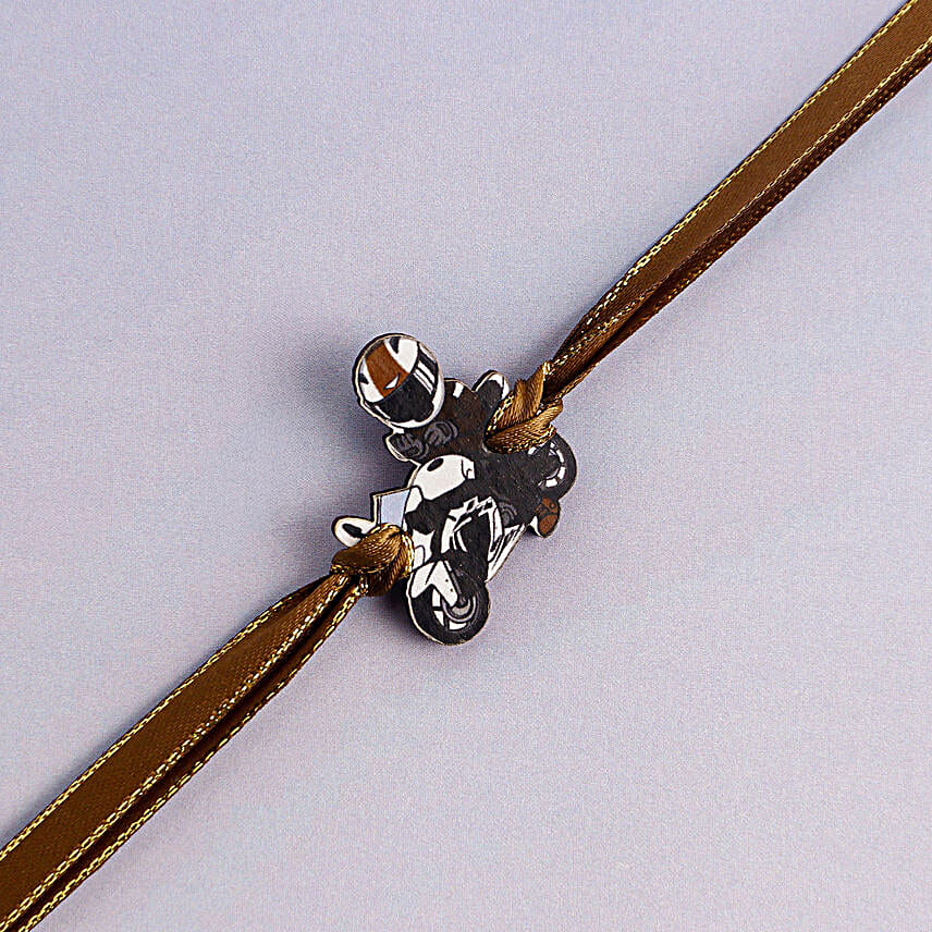 Adventure Rider Rakhi For Kids N Silky Chocolates