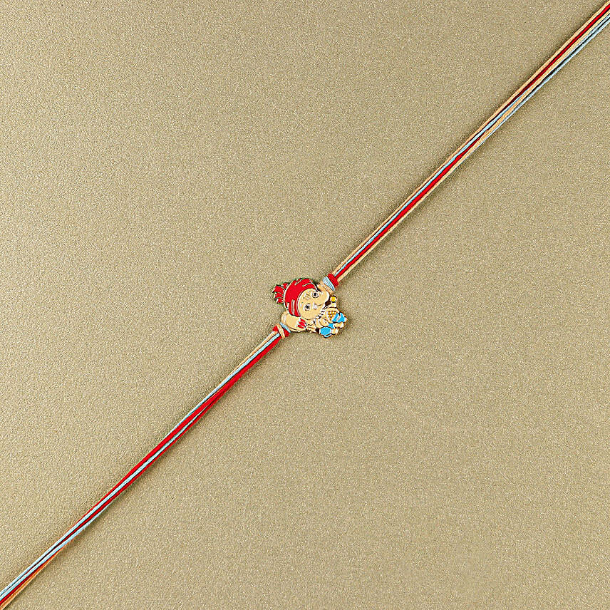 Radiant Ganesha Serenity Rakhi For Kids