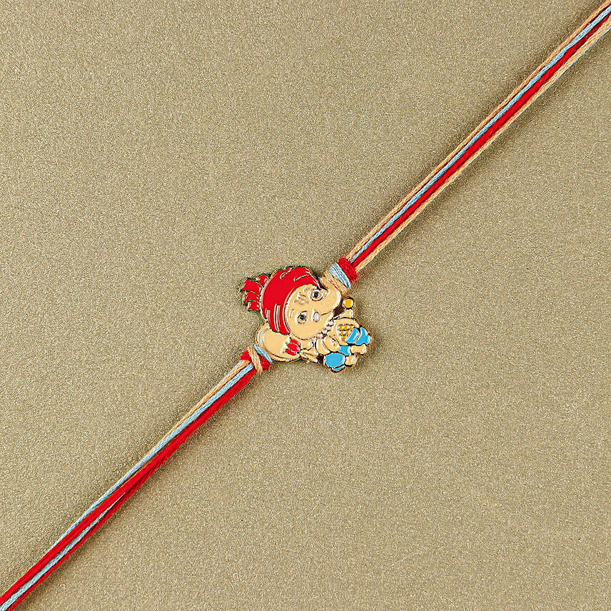 Radiant Ganesha Serenity Rakhi For Kids