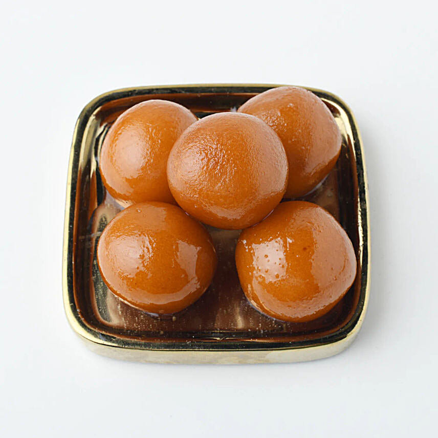Sneh White Pearl Bead Rakhi with Gulab Jamun
