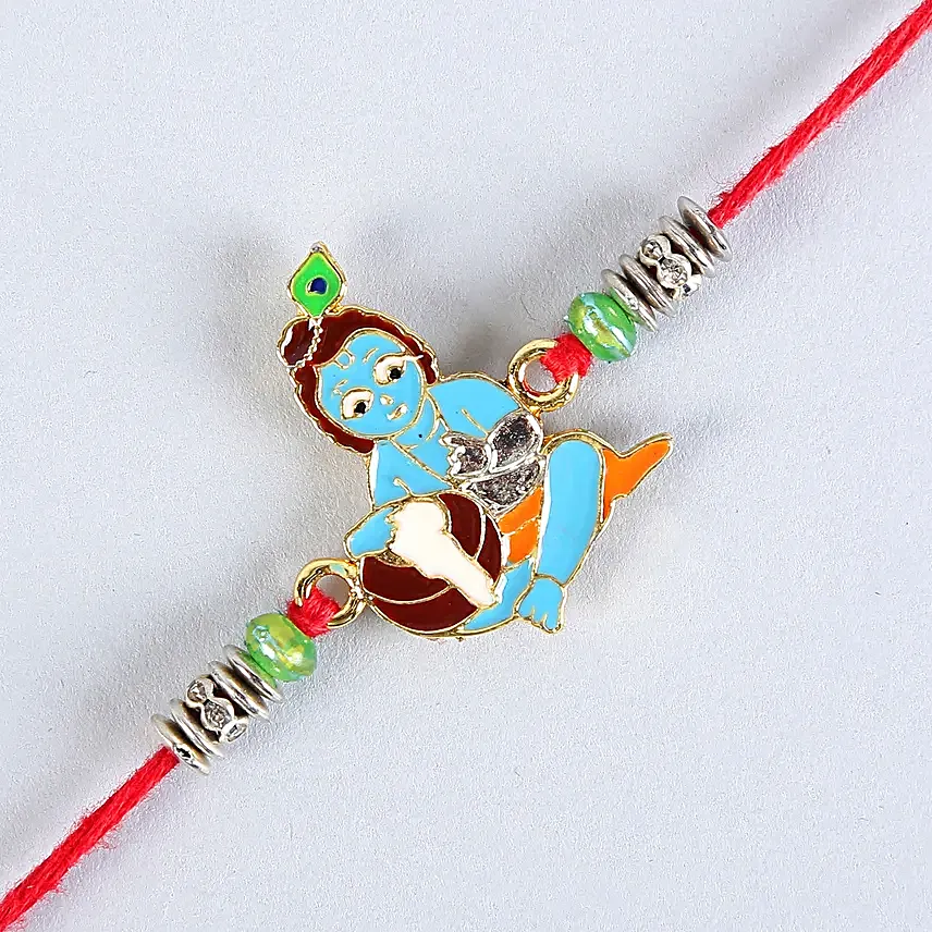 Spiritual Bal Krishna Rakhi For Kids