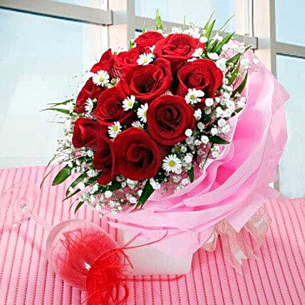 Multi wrapped Roses:Send Thanks Giving Gifts to Singapore