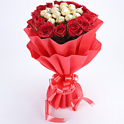 Premium Rocher Bouquet:Send Chocolates to Singapore