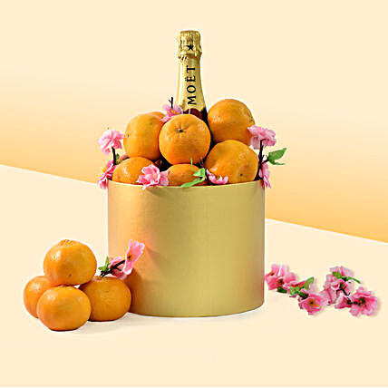 Champagne Oranges Container