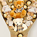 Chocolates and Teddy Bear Bouquet