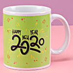 New Year Greetings Green Mug