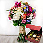 Colourful Flowers And Sugar Free Truffles