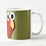 Funny Turkey Face Printed Mug