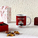 Personalised Merry Christmas Santa White Mug