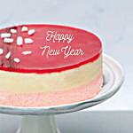 Happy New Year Fresh Raspberry Lychee Rose Cake