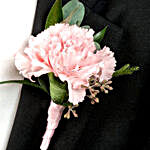 Delicate Pink Carnations boutonniere