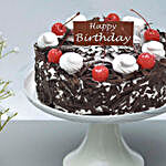 Appetizing Black Forest Cake For Birthday
