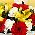 Colourful Exotic Gerberas Flowers Bunch