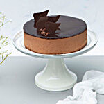 Irresistible Crunchy Chocolate Cake with Personalised Cushion