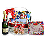 Wine & Delicious Treats Christmas Basket