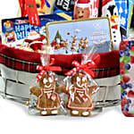 Wine & Delicious Treats Christmas Basket