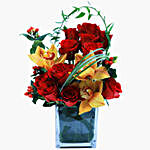 Charming Flowers Vase Arrangement For BAE