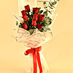 Hot Red Roses Bouquet