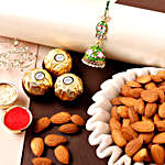 Sneh Lumba Rakhi With Almonds & Ferrero Rocher