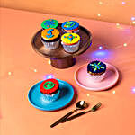 Happy Diwali Cupcakes 6 Pcs