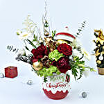Merry And Joyous Christmas Flowers