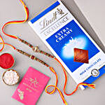 Sneh Devotional Rakhi Set with Lindt Chocolate