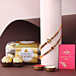 Sneh Rakhi Set of 2 with Ferrero Rocher