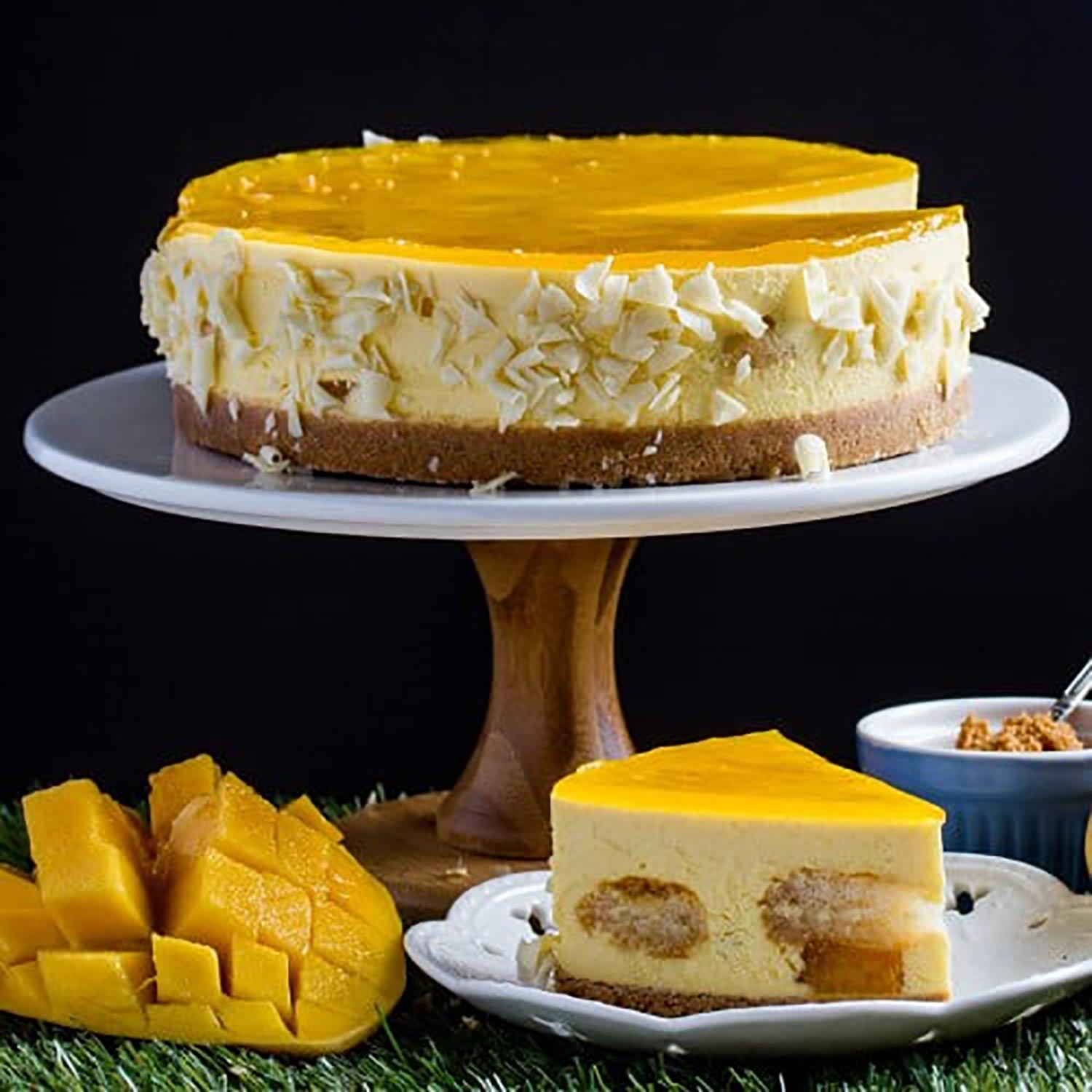 Majestic Mango Cheesecake singapore | Gift Majestic Mango Cheesecake- Ferns N Petals