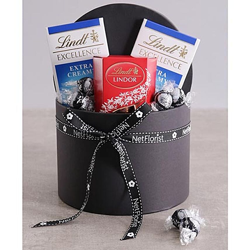 Lindt Trio In Hat Box