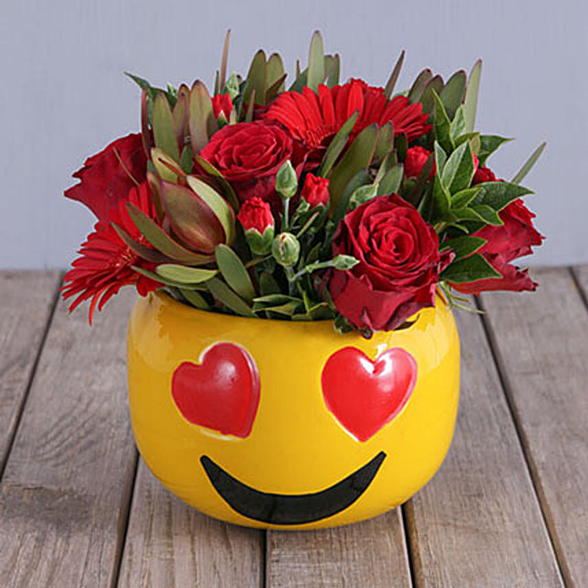 Emoji Pot Roses